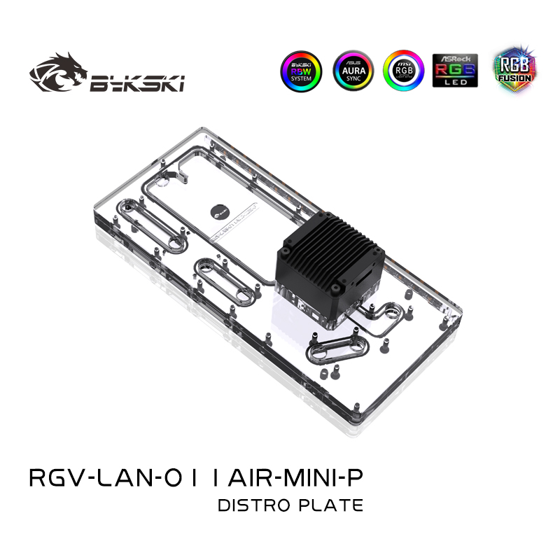Bykski RGV-LAN-O11AIR-MINI-P DISTRO PLATE LIANLI O11AIR MINI