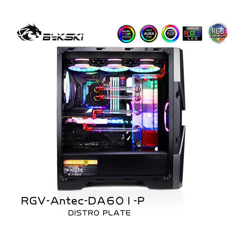 Bykski RGV-Antec-DA601-P DISTRO PTATE Antec DA601