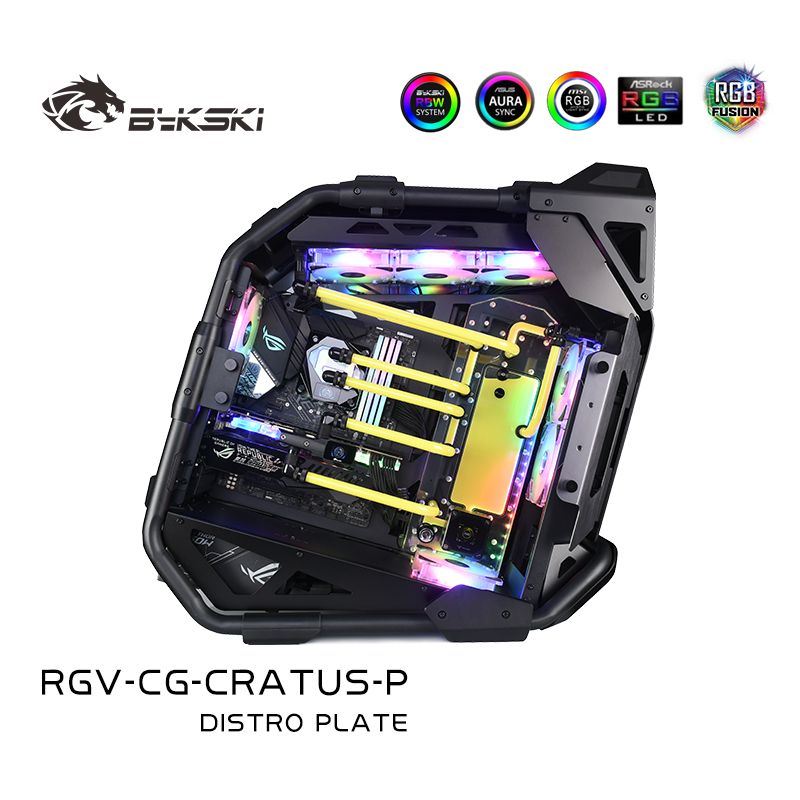 Bykski RGV - CG - CRATUS - P COUGAR CRATUS with 40 mm Radiators  DISTRO PTATE