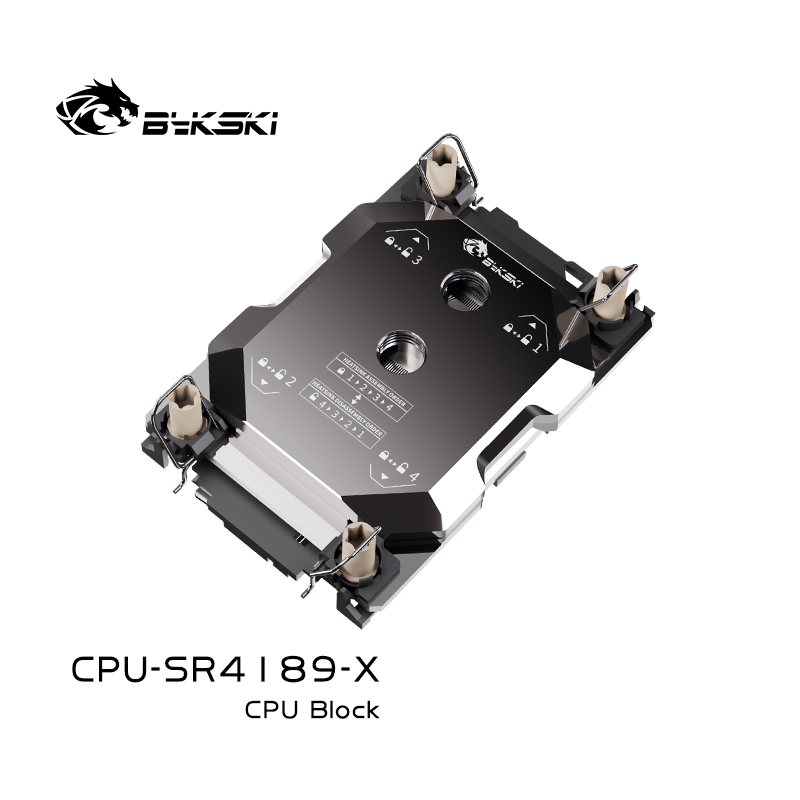 Bykski CPU-SR4189-X Intel LGA4189CPU Water Head Server AI Cloud Computing liquid cooling