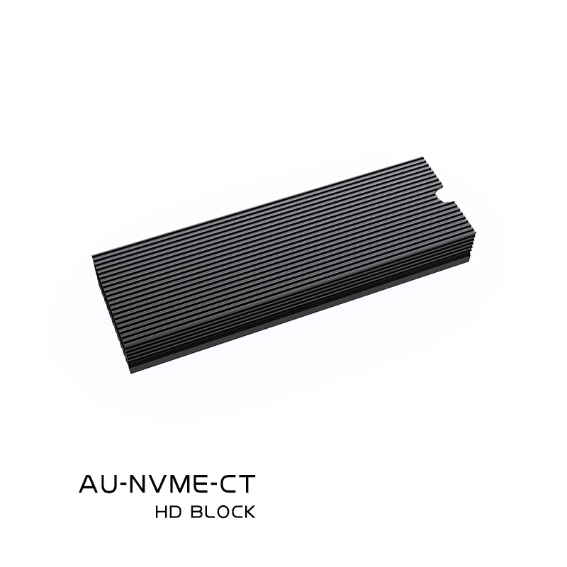 Azieru AU-NVME-CT M.2 Solid State Drive All Aluminum Radiator Armor Heat Dissipation Vest