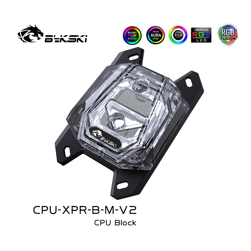 Bykski CPU-XPR-B-M-V2 CPU BLOCKS AMD Jet microchannel RGB