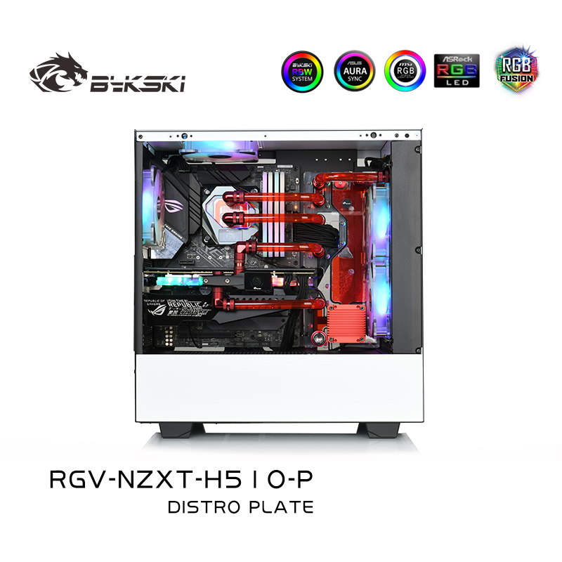 Bykski RGV-NZXT-H510-P DISTRO PLATE  NZXT H510 Flow