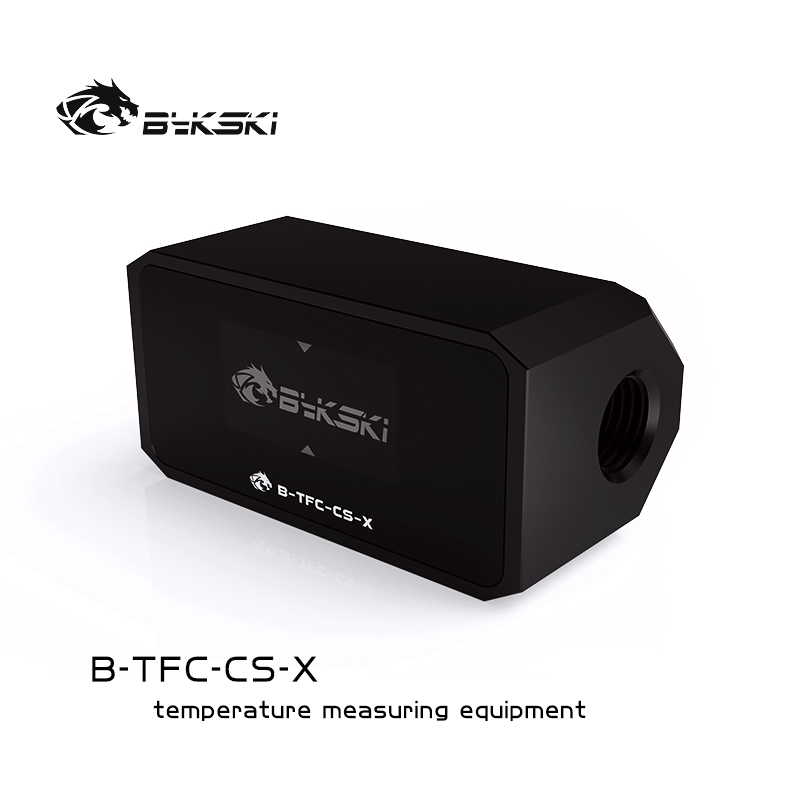 Bykski B-TFC-CS-X Digital display flow meter thermometer flow meter water cooling system alarm