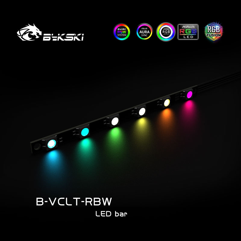 Bykski B-VCLT-100X6RBW 5V Symphony RBW light strip motherboard synchronization