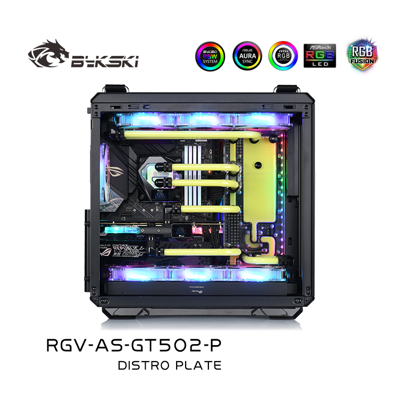 Bykski RGV-AS-GT502-P ASUS TUF GT502 Water plate guide plate scheme
