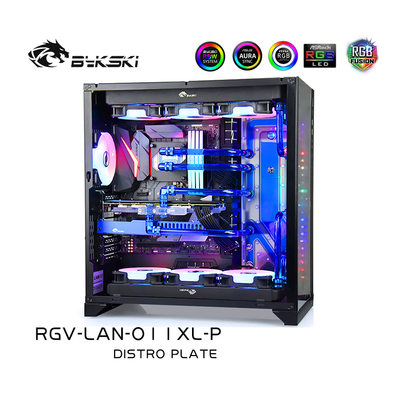 Bykski RGV-LAN-O11XL-P DISTRO PLATE  LIAN LI O11 Dynamic XL chassis