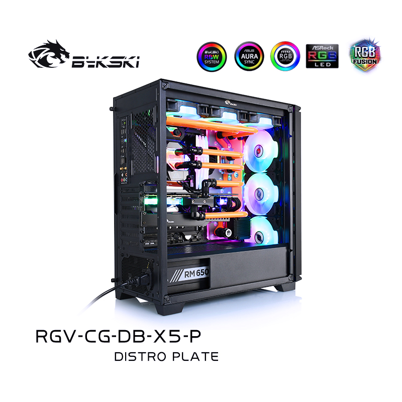 Bykski RGV-CG-DB-X5-P DISTRO PLATE COUGAR Kagemusha X5