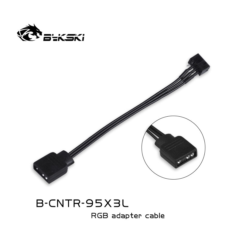 BykskiB-CNTR-95X3L Adapter RBW Symphony to ASUS AURA Line MSI 5V Sync