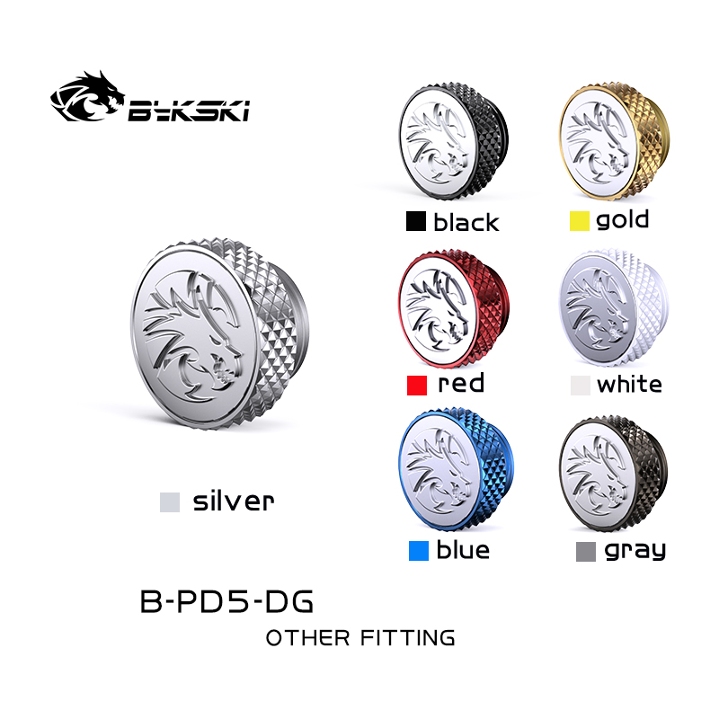 Bykski B-PD5-DG Fine diamond g1/4 'hand screw plug