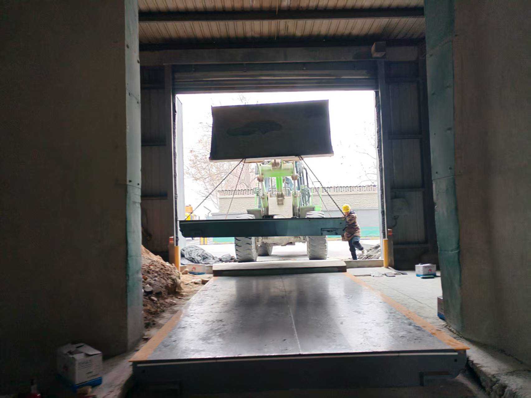 邢台水泥厂地磅安装