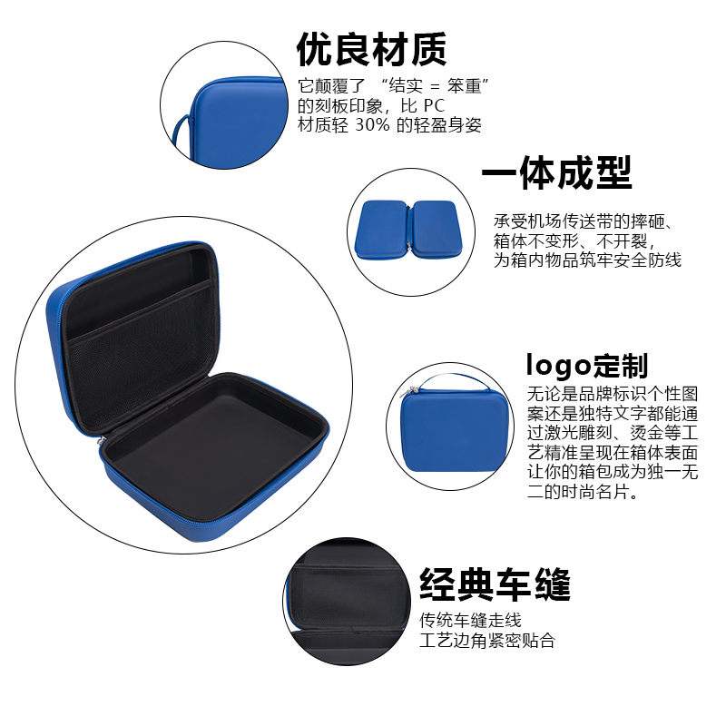 Durable Custom EVA Carrying Case – Blue Shockproof Storage Box | EVA Cases Manufacturer