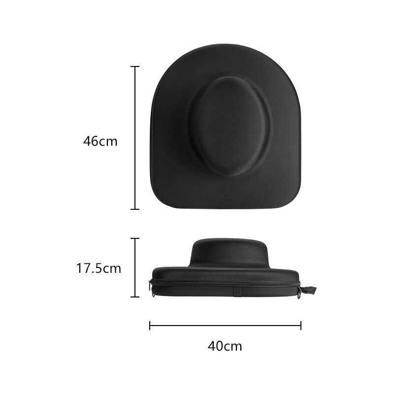 Custom EVA Cowboy Hat Travel Case – Durable EVA Carrying Case for Brimmed Hats