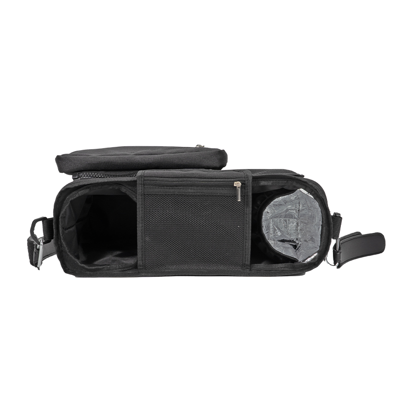 Multifunctional Baby Stroller Organizer Bag with Insulated Compartments and Shoulder Strap