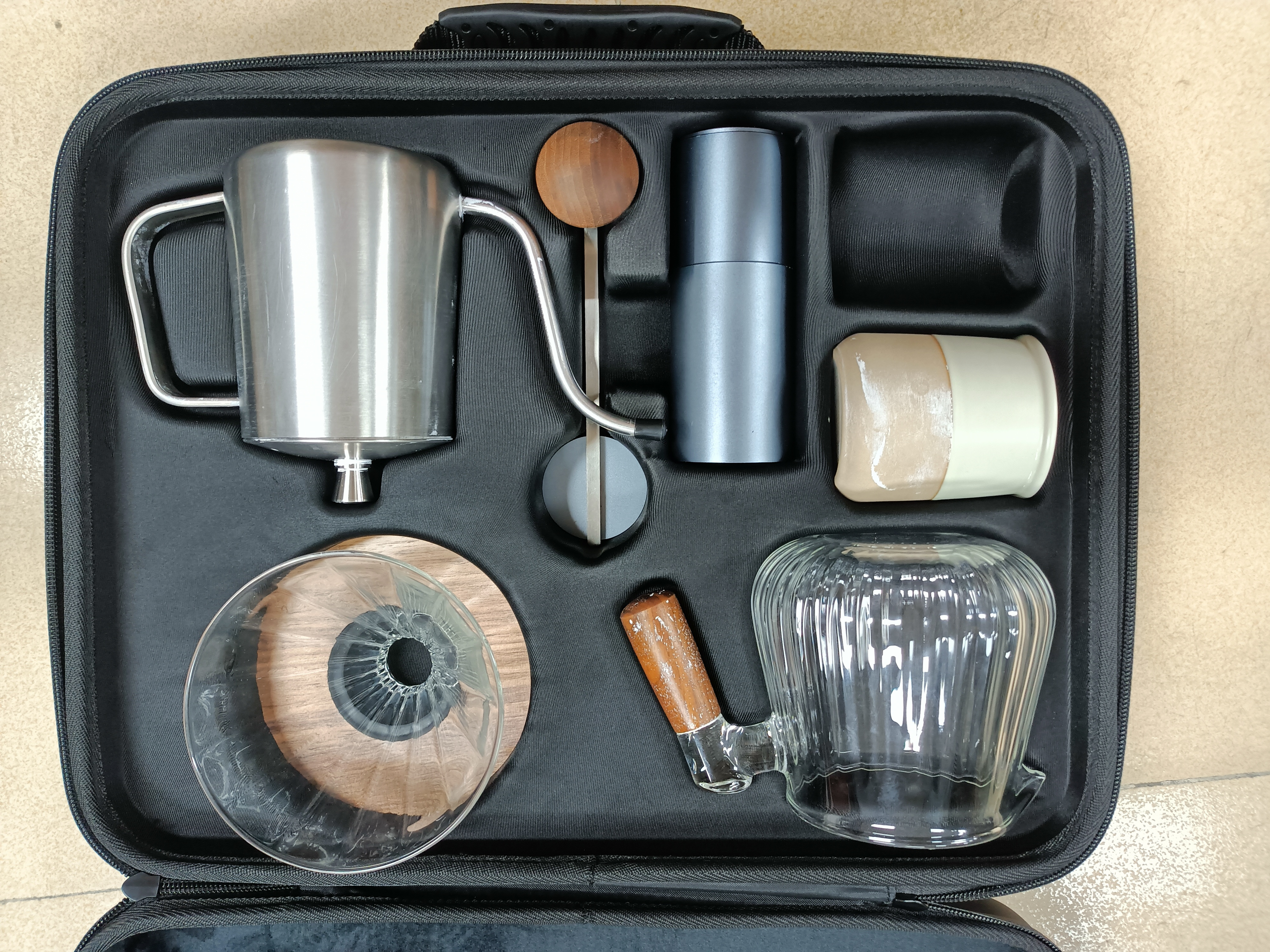 Durable EVA Tea Set Organizer Case – Custom Travel Storage Solution