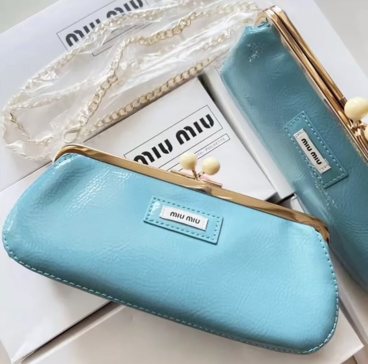 miumiu blue bag