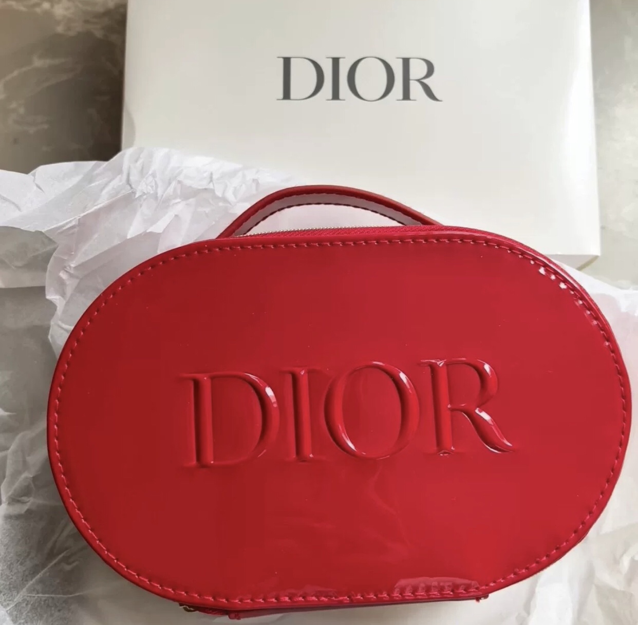 dior makeup bag