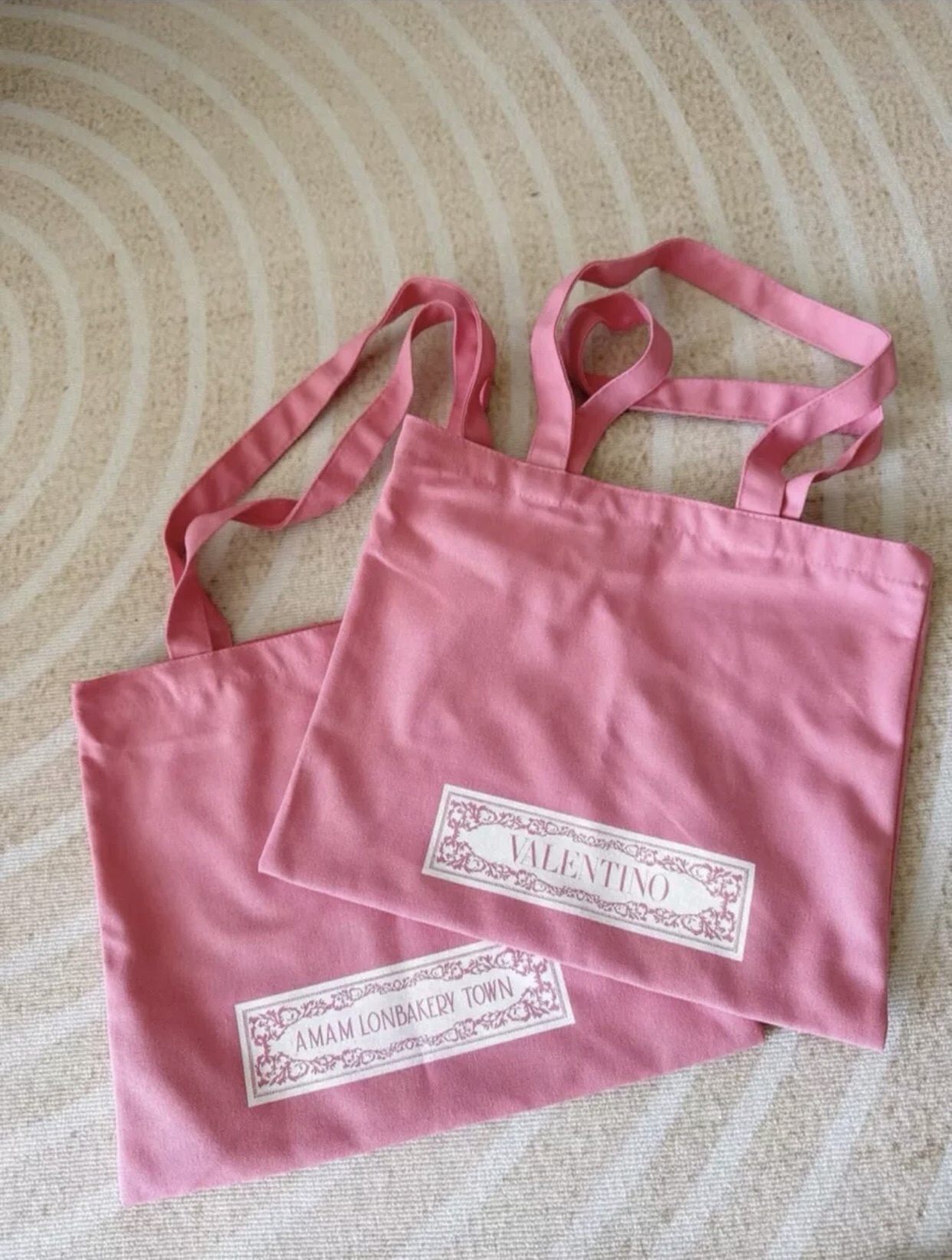 pink tote