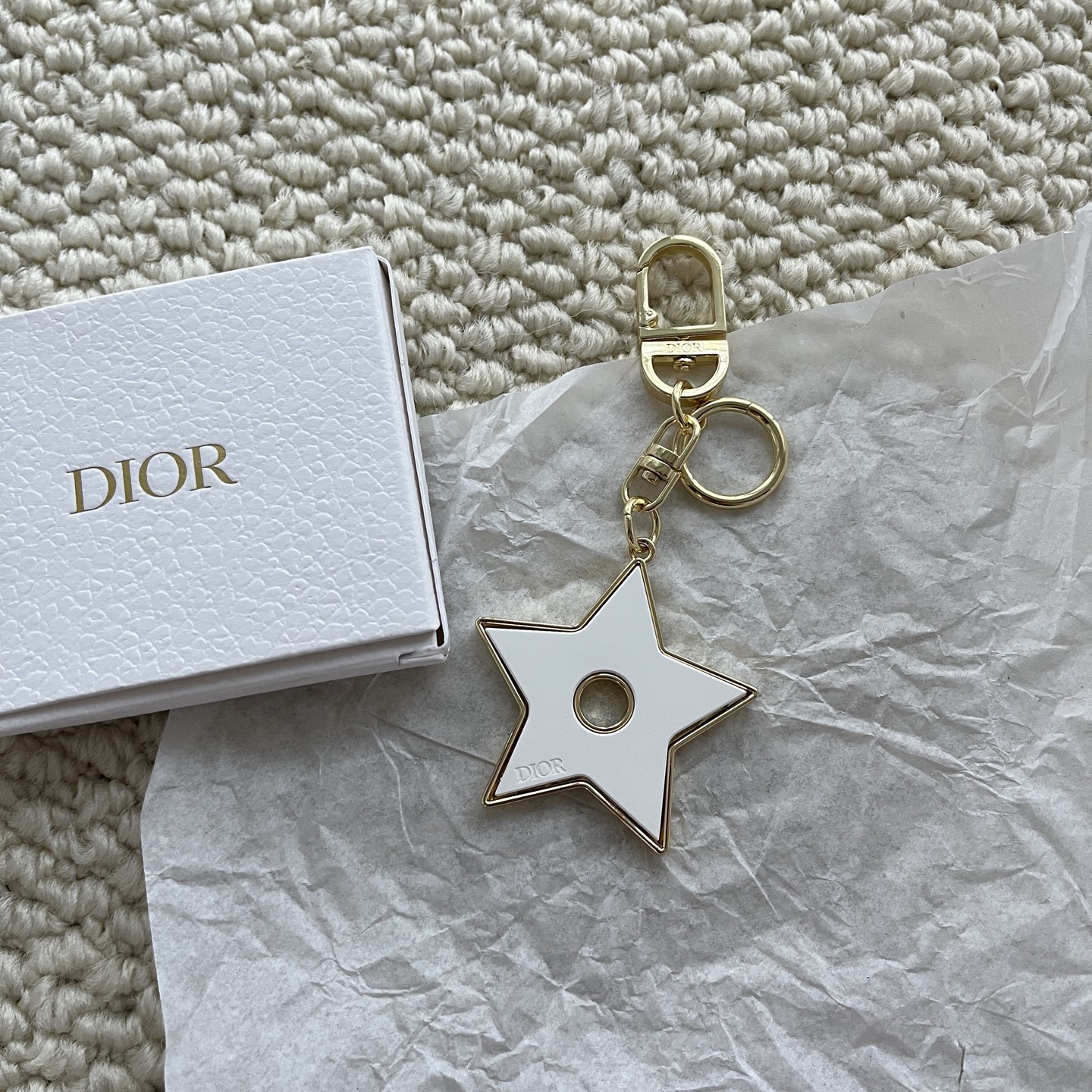 Dior keychain