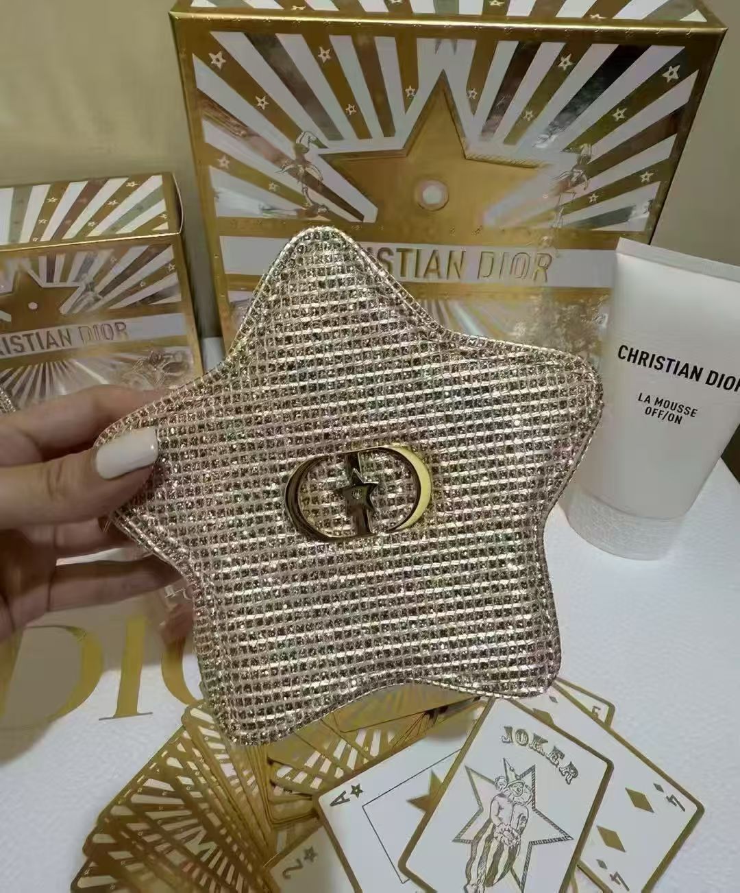 dior makeup bag