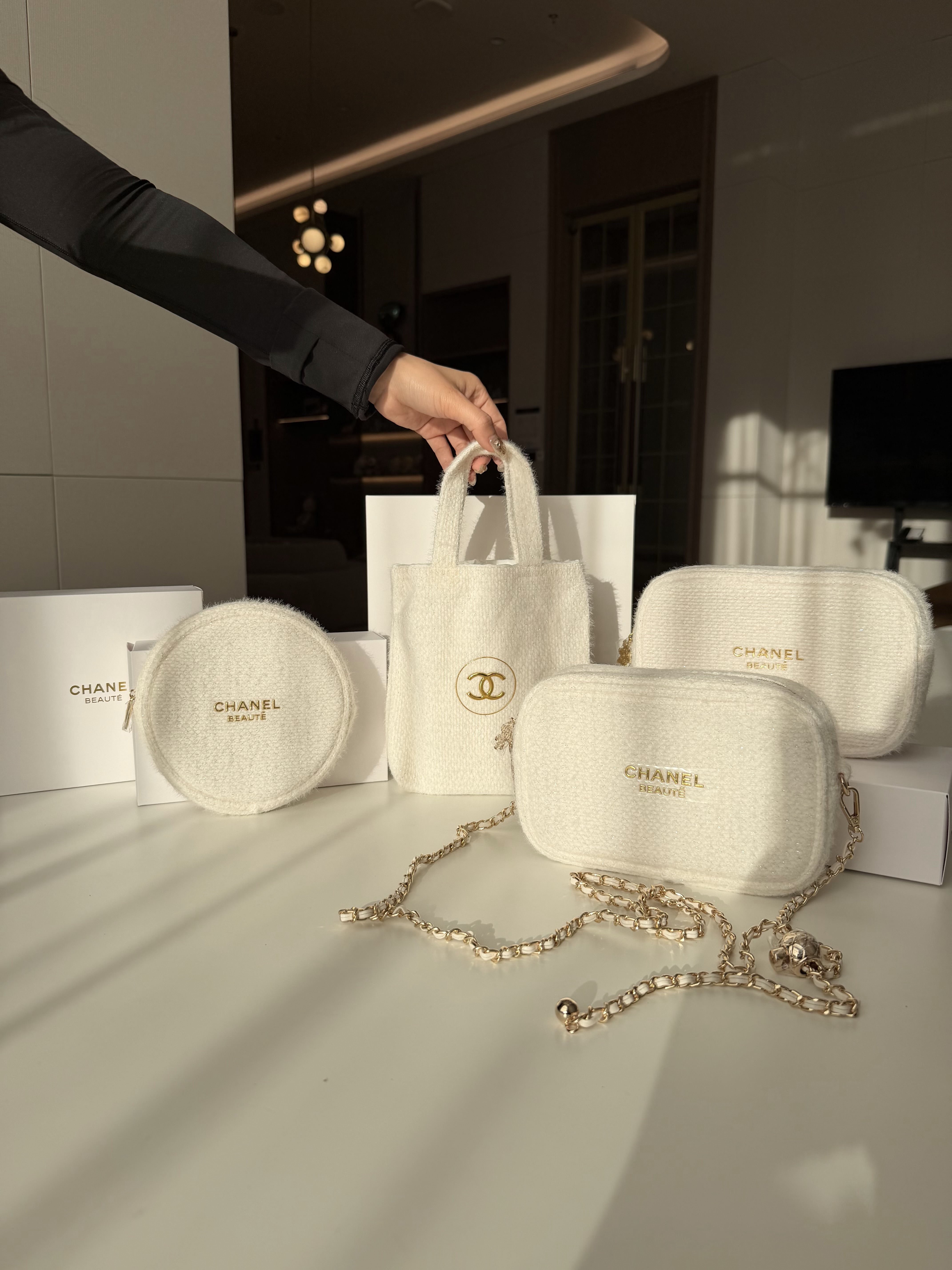 chanel christmas bags