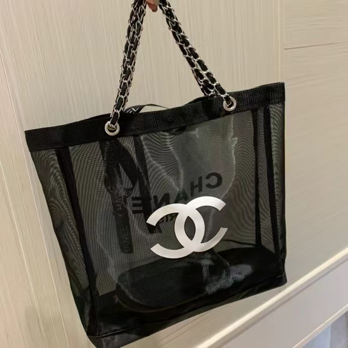 chanel hand bag with small bag