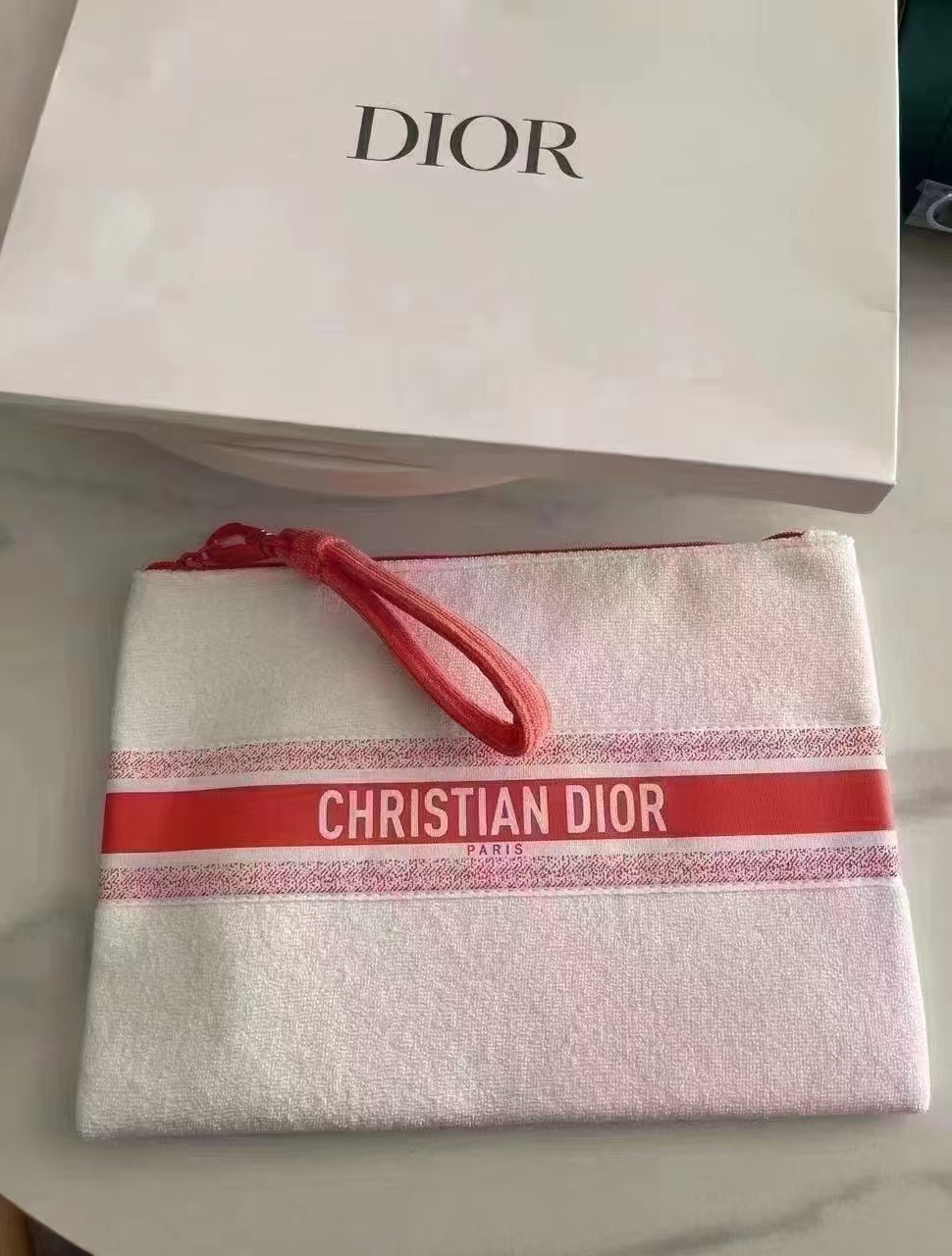 dior makeup bag