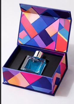 Luxury Pink Magnetic Closure Gift Box Custom Perfume Fragrance Bottles Packing Foldable Magnetic Cardboard Closure  Flat Rigid Perfume Paper box