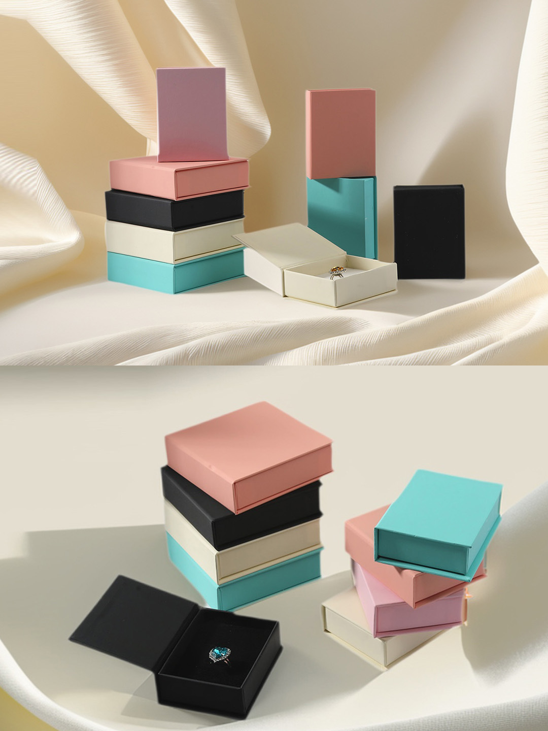 Luxury Custom Perfume Fragrance Bottles Packing Foldable Magnetic Cardboard Closure  Flat Rigid Perfume Paper box