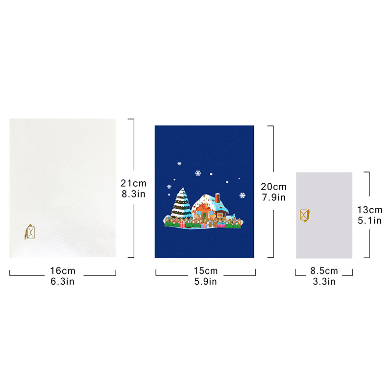 Meaningful Gifts with Pop Up 3D Paper Christmas Cards