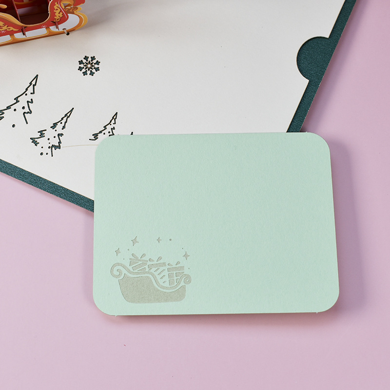 Interactive Magical Snowman Santa Tree & Reindeer Christmas Tree Santa Claus Pop Up 3d Paper Christmas Greeting Card