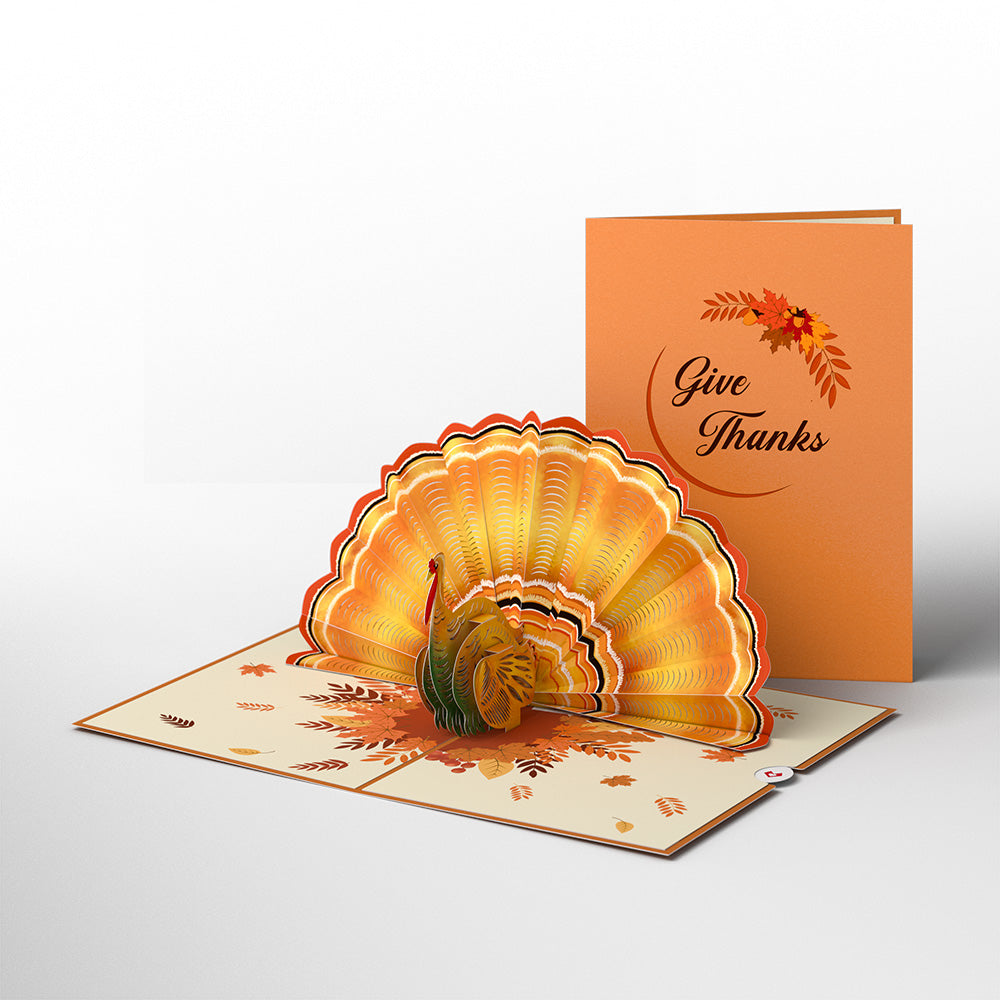 Thanksgiving 3D Pop-Up Greeting Card
