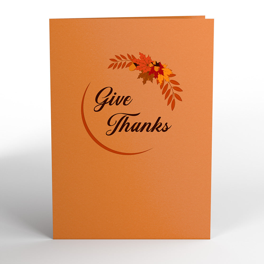 Thanksgiving 3D Pop-Up Greeting Card