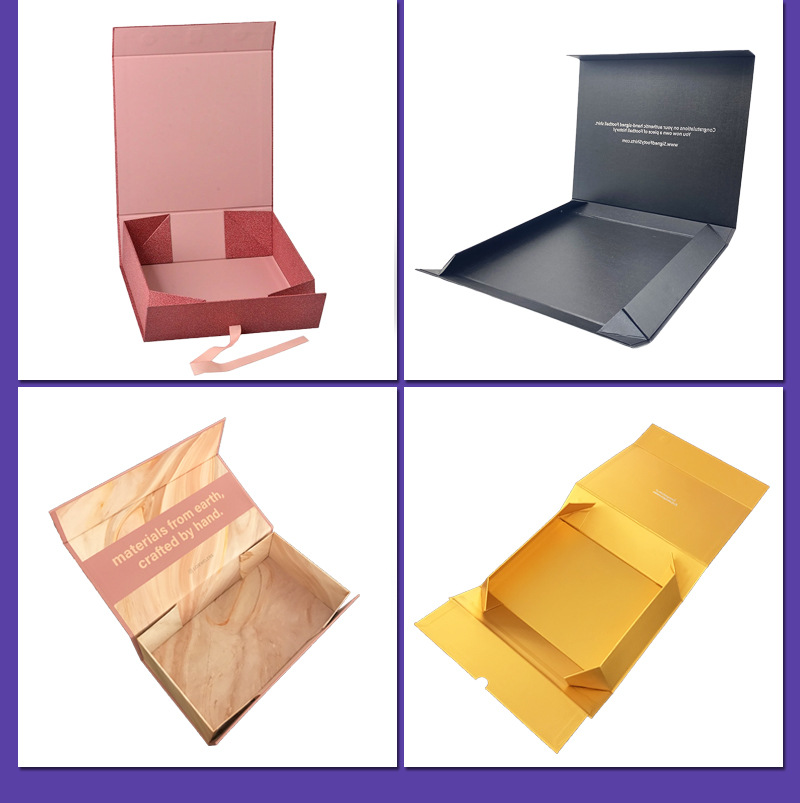 Luxury Custom Light Pink Perfume Fragrance Bottle Packing Foldable Magnetic Closure Rigid Cardboard Paper Gift Box