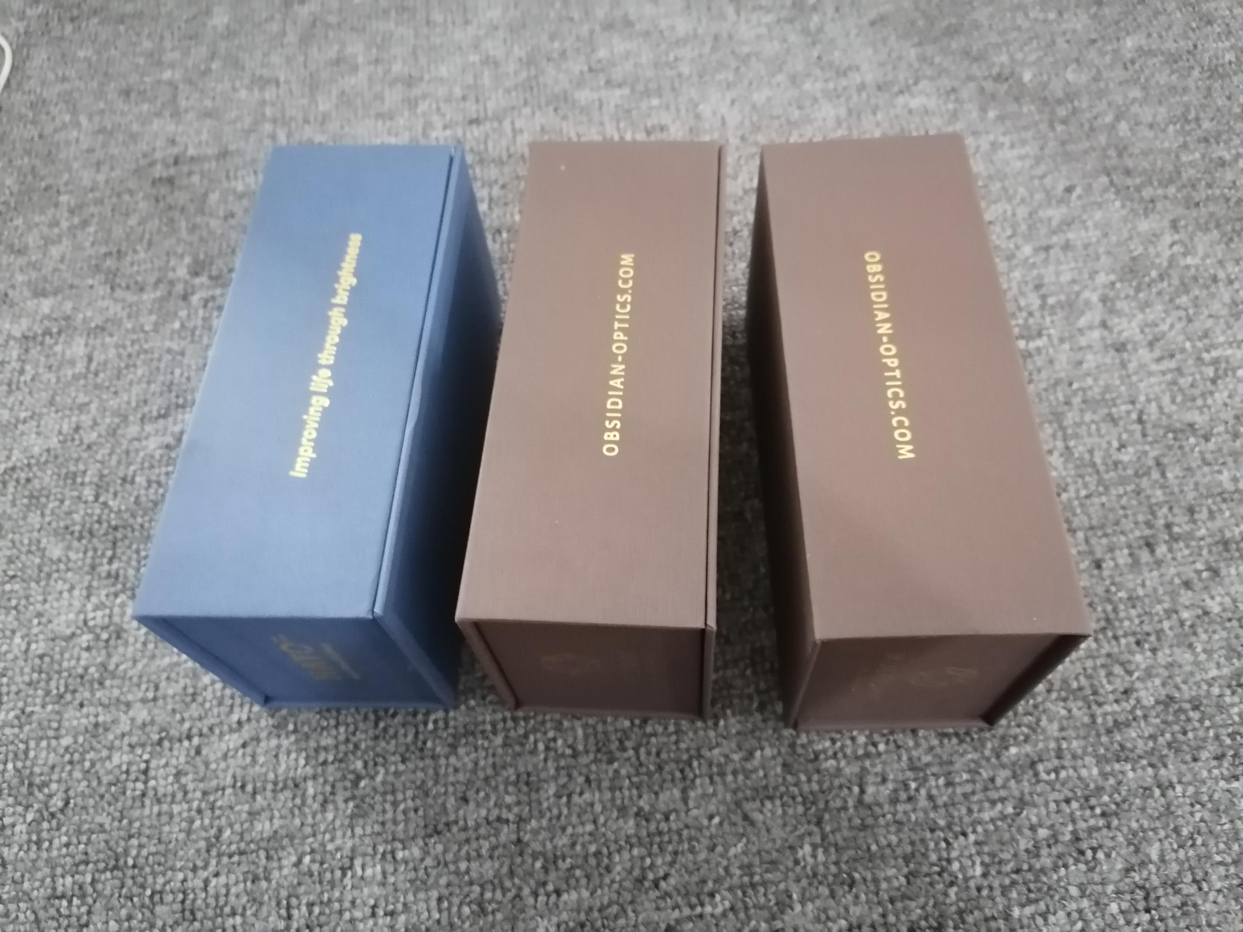 Luxury Custom Logo Rigid Magnetic Lid Gift Box for Optics & Premium Products