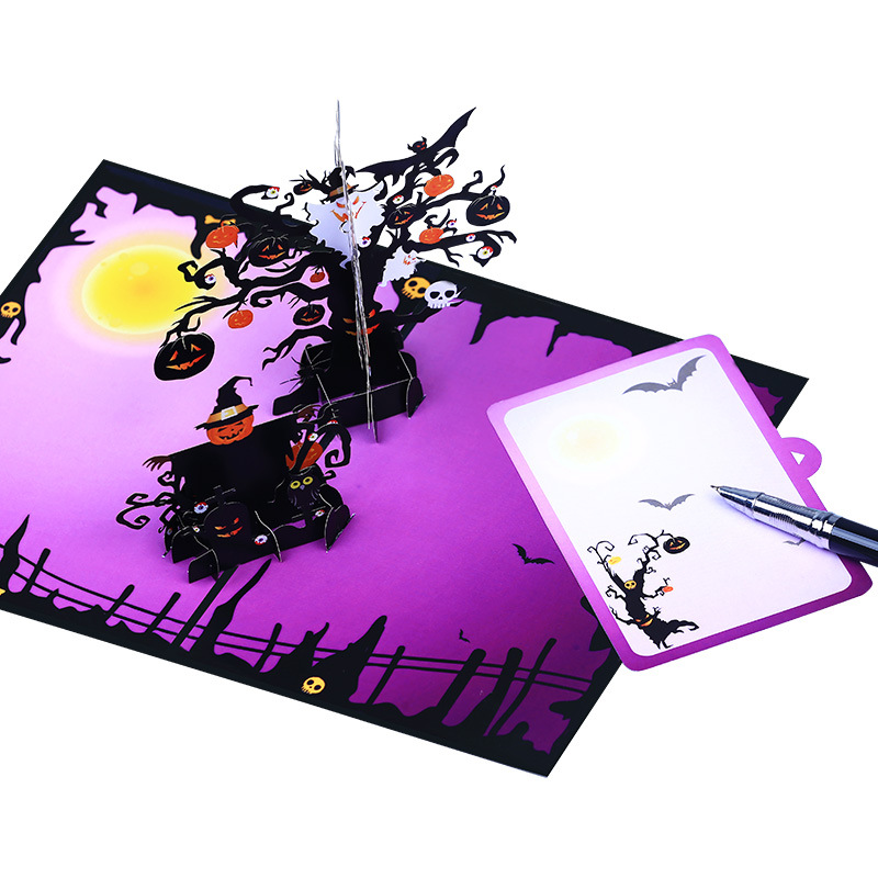 Cómo la espeluznante pop up 3D papel tarjeta de felicitación de Halloween puede hacer tu celebración más emocionante
