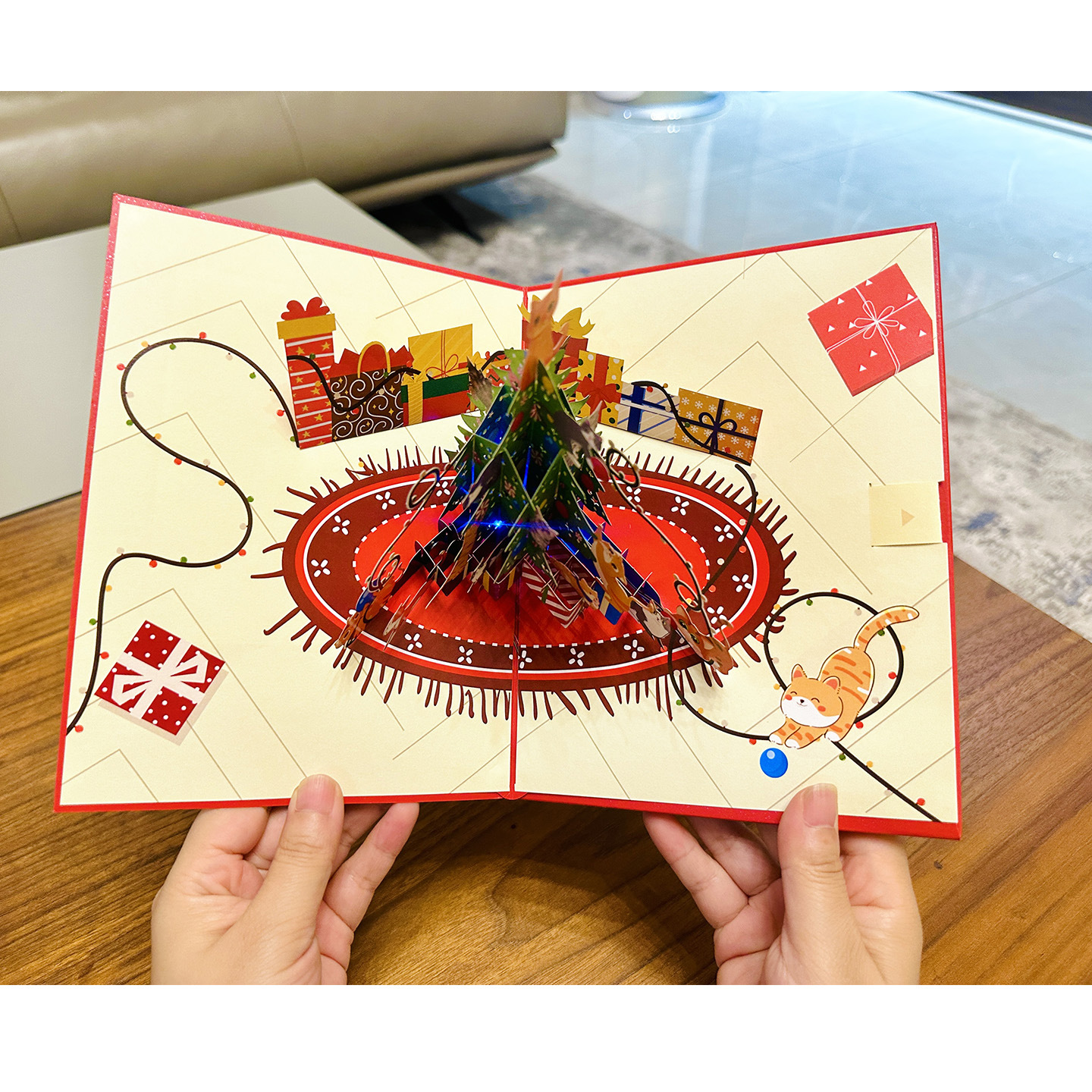 The Magic Within: Exploring the Interactive Pop Up 3D Christmas Greeting Card