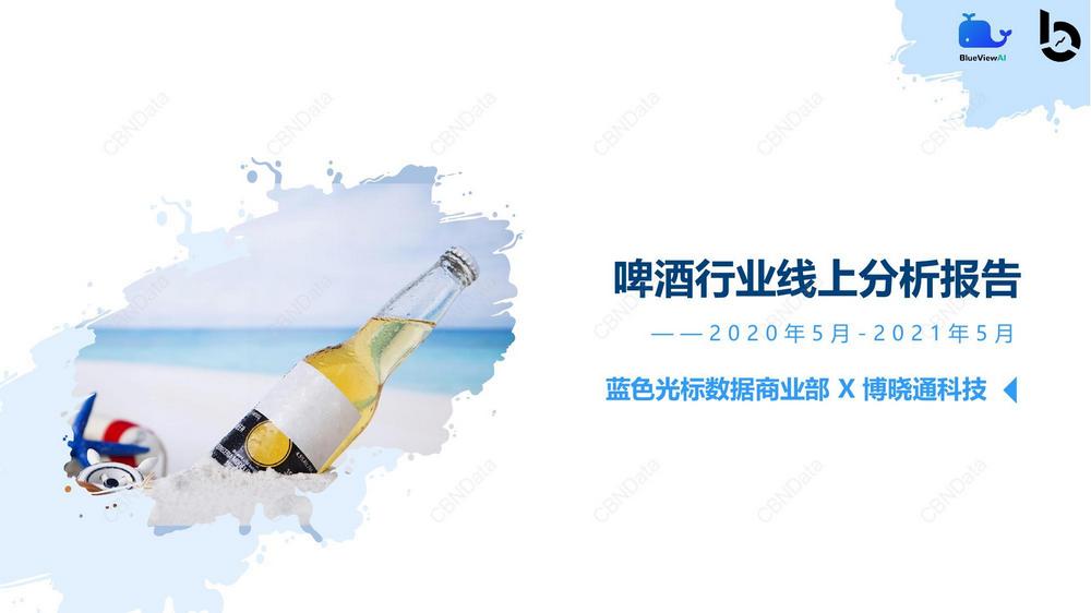 B2. 啤酒行業線上分析報告2021.06.30