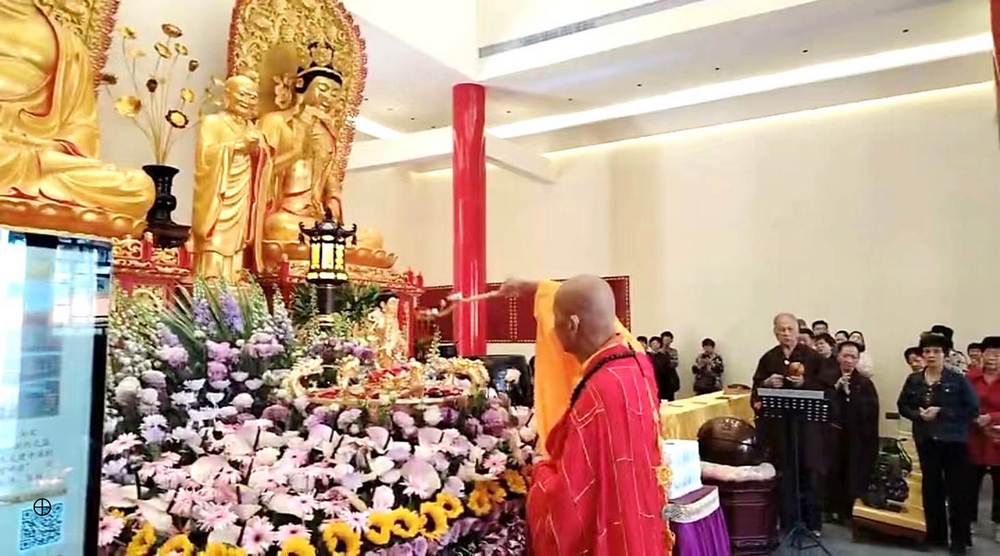 甲辰年農曆四月初八釋迦牟尼佛聖誕，靈鷲寺舉行佛誕浴佛放生法會