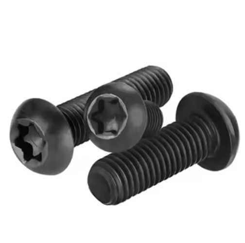 Half Round Head Hexagon Bolt 6-Bobes Recess Bolt Black Zinc Plating