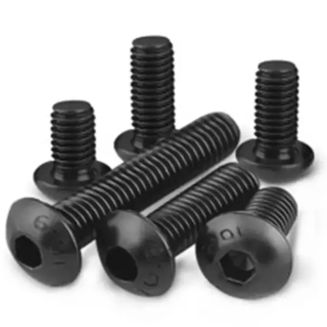 Half Round Head Hexagon Bolt 6-Bobes Recess Bolt Black Zinc Plating