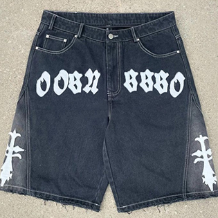 Denim shorts