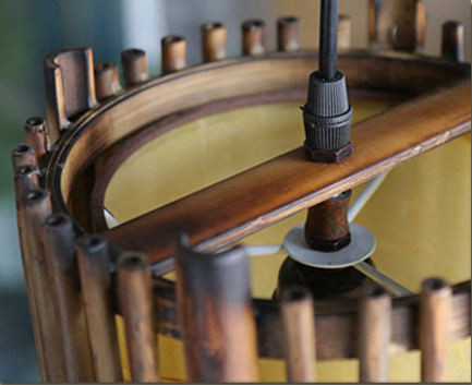 Chinese Bamboo & Fabric Pendant Light – Restaurant, Hotel & Project Decorative Lighting