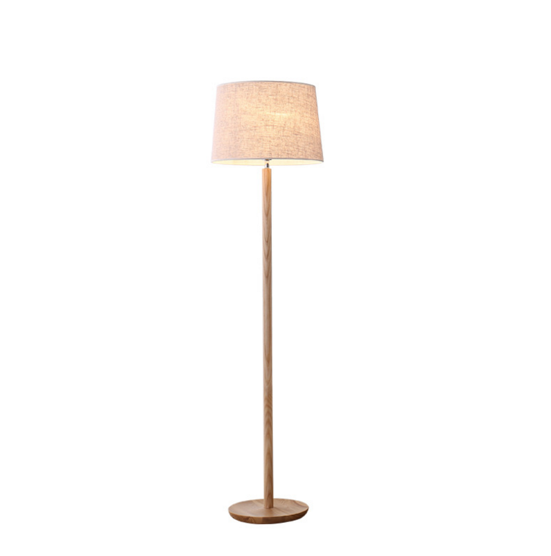 Modern Solid Wood Floor Lamp – Minimalist Standing Light for Hotels, Homes, Restaurants & Commercial Spaces
