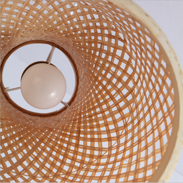 Natural Wooden Pendant Light