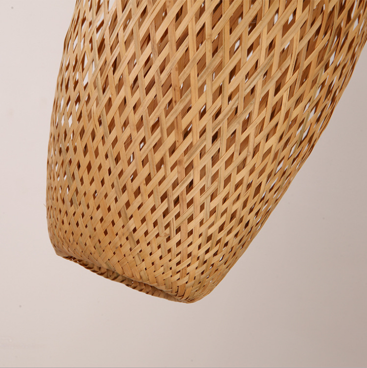 Geometric Wooden Pendant Light – Nordic Style Honeycomb Ceiling Lamp