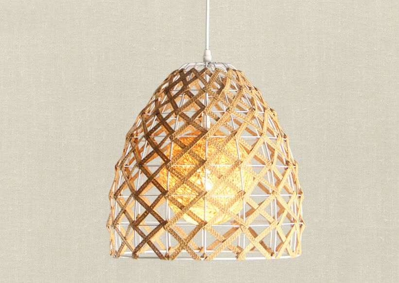 Handcrafted Rattan Pendant Light