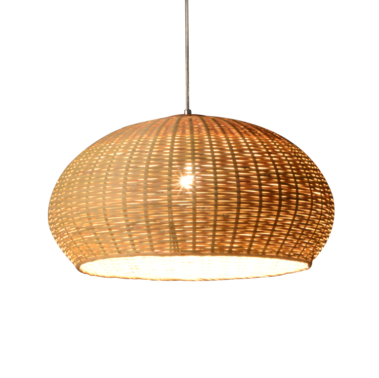 Multi-layer Bamboo Pendant Light – Handwoven Hanging Lamp for Restaurant, Homestay & Commercial Interiors