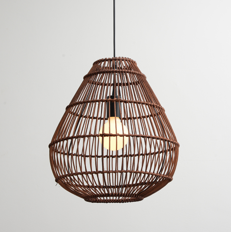 Handmade Rattan Woven Pendant Light for Dining & Hospitality Spaces
