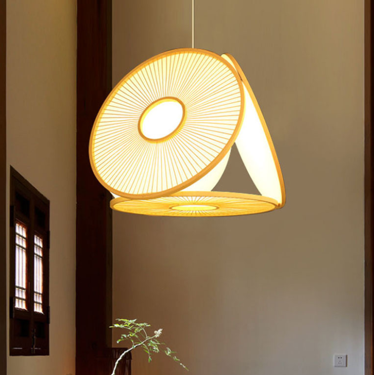 Modern Woven Pendant Light – Artistic Ceiling Lamp for Home Decor